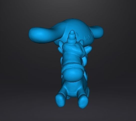 CINNAMOROLL ON UNICORN PVC FIGURE MODEL TOY GASHAPON 3D print model_11