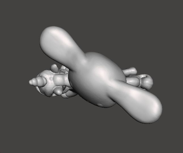 CINNAMOROLL ON UNICORN PVC FIGURE MODEL TOY GASHAPON 3D print model_4