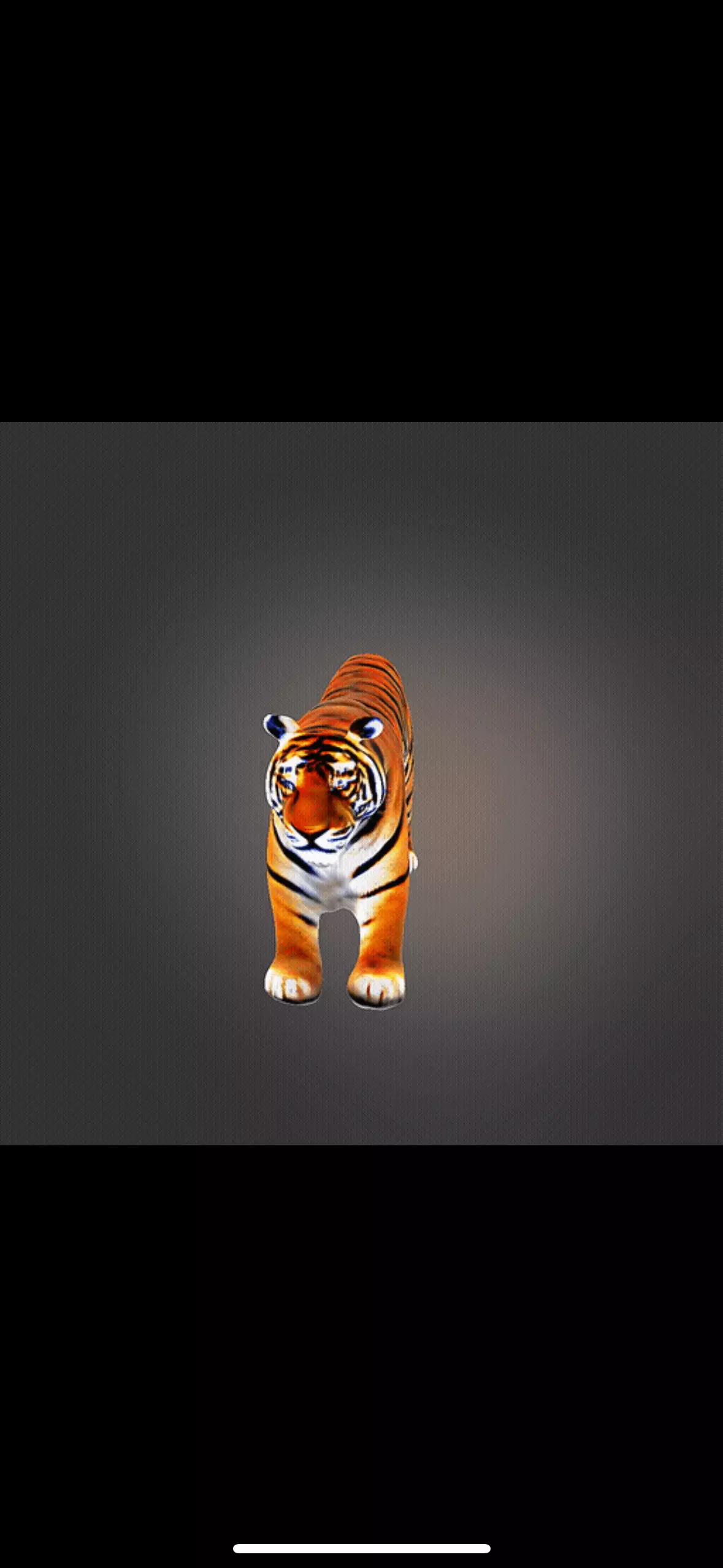 Tiger low poly 3D print model