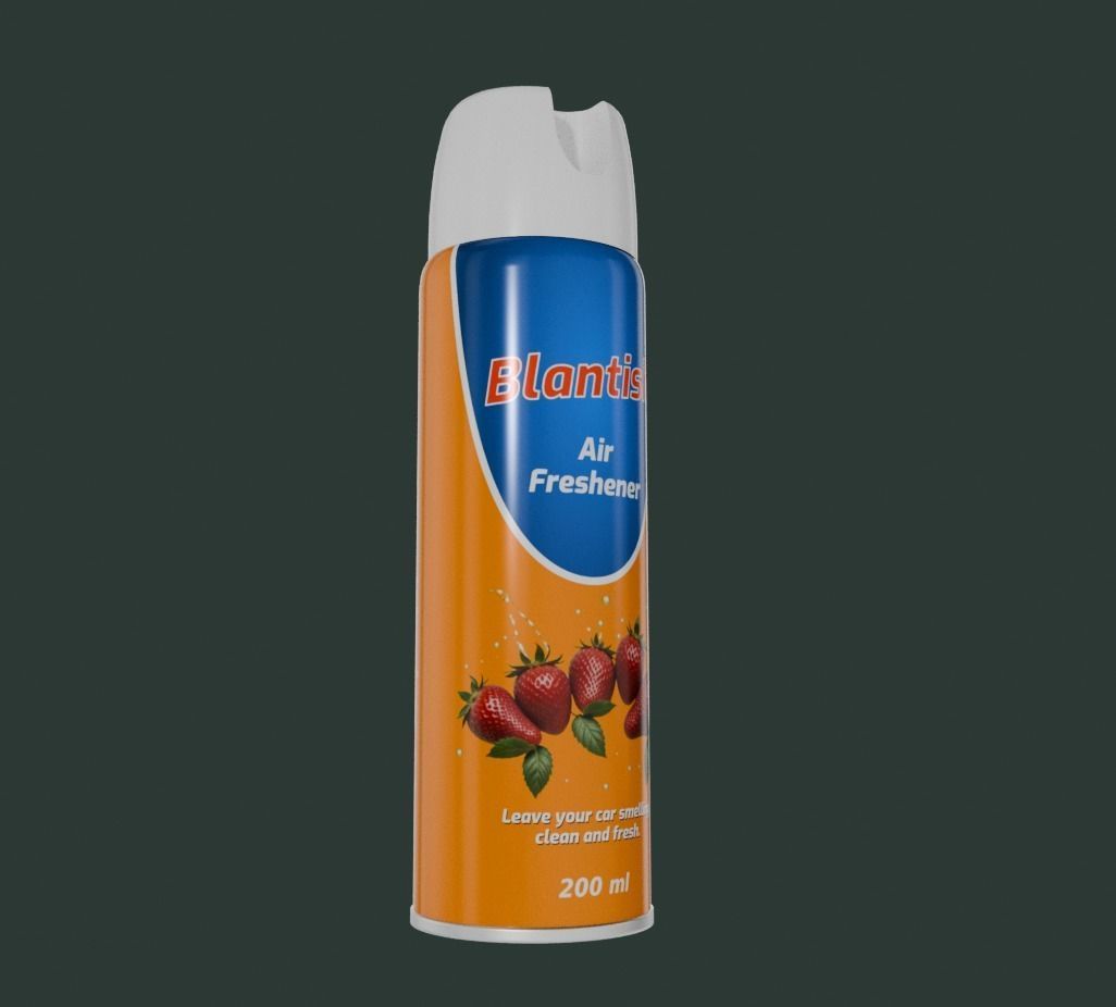 Air Freshener Spray Low-poly 3D model_4