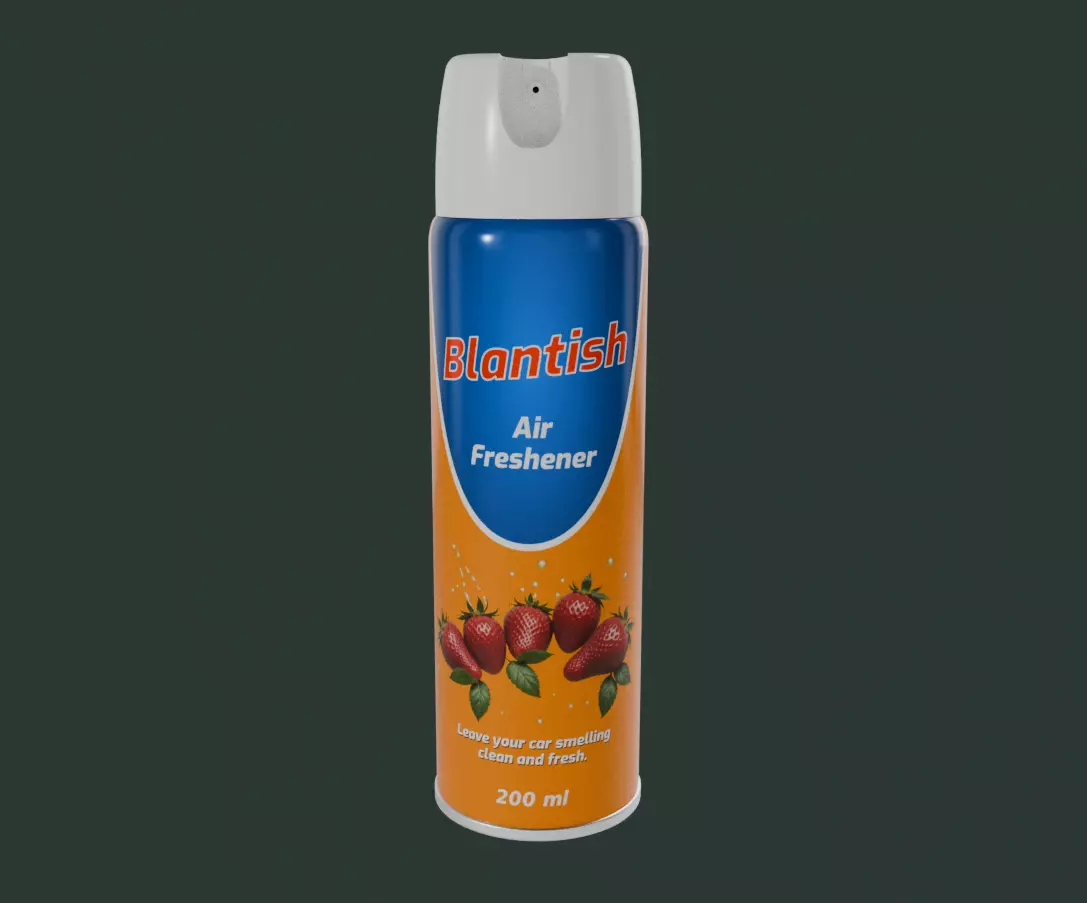 Air Freshener Spray Low-poly 3D model_0