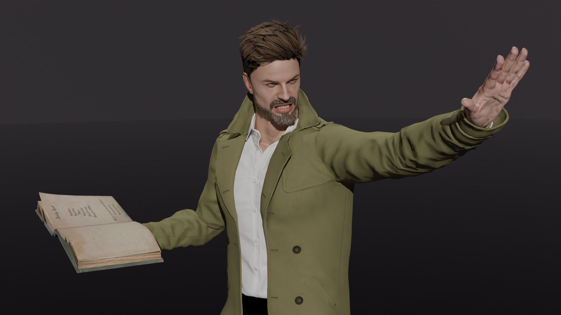 John Constantine 3D model_1