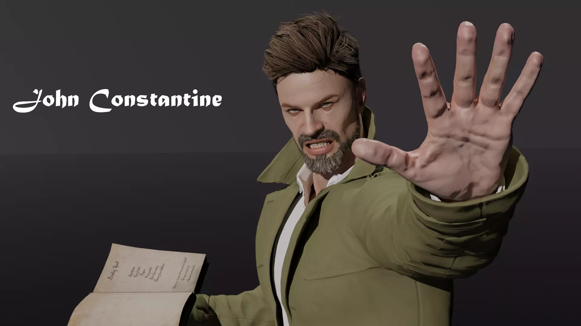 John Constantine 3D model_0