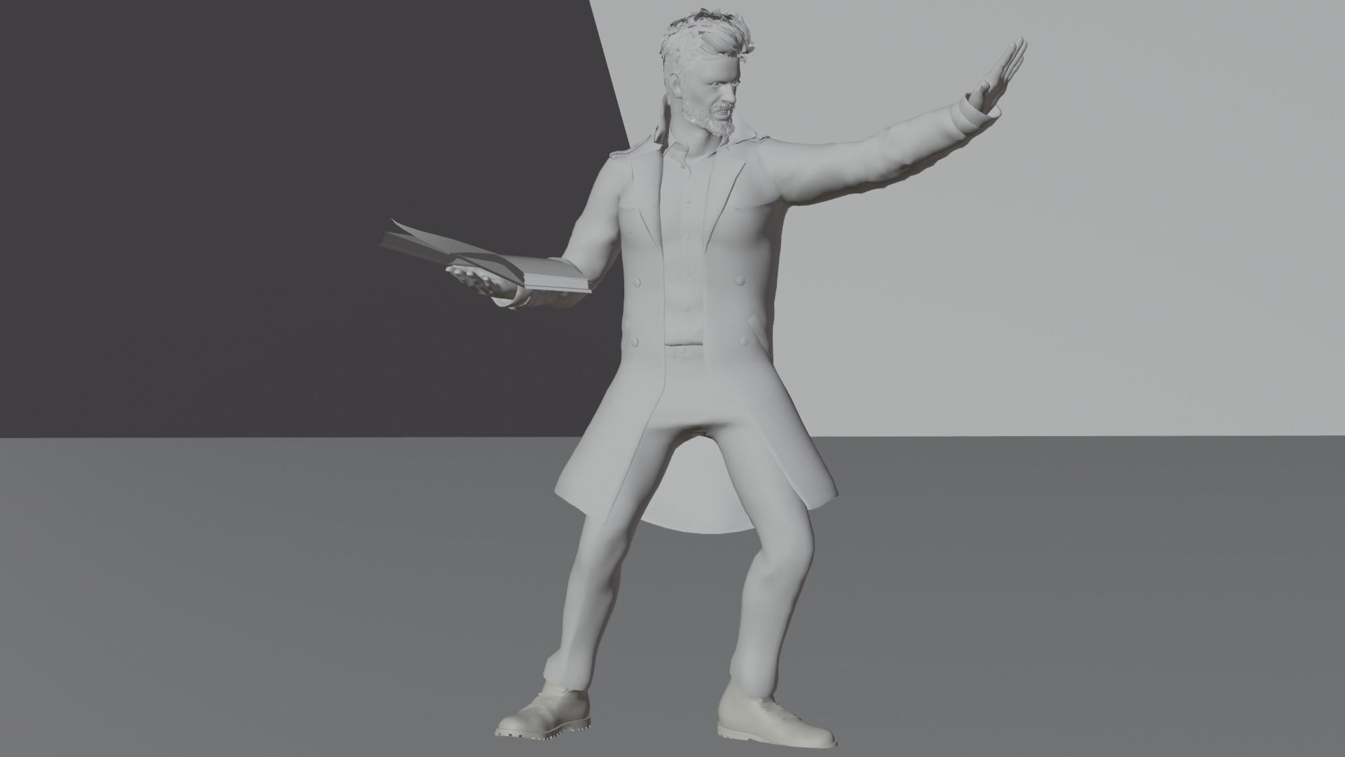 John Constantine 3D model_8