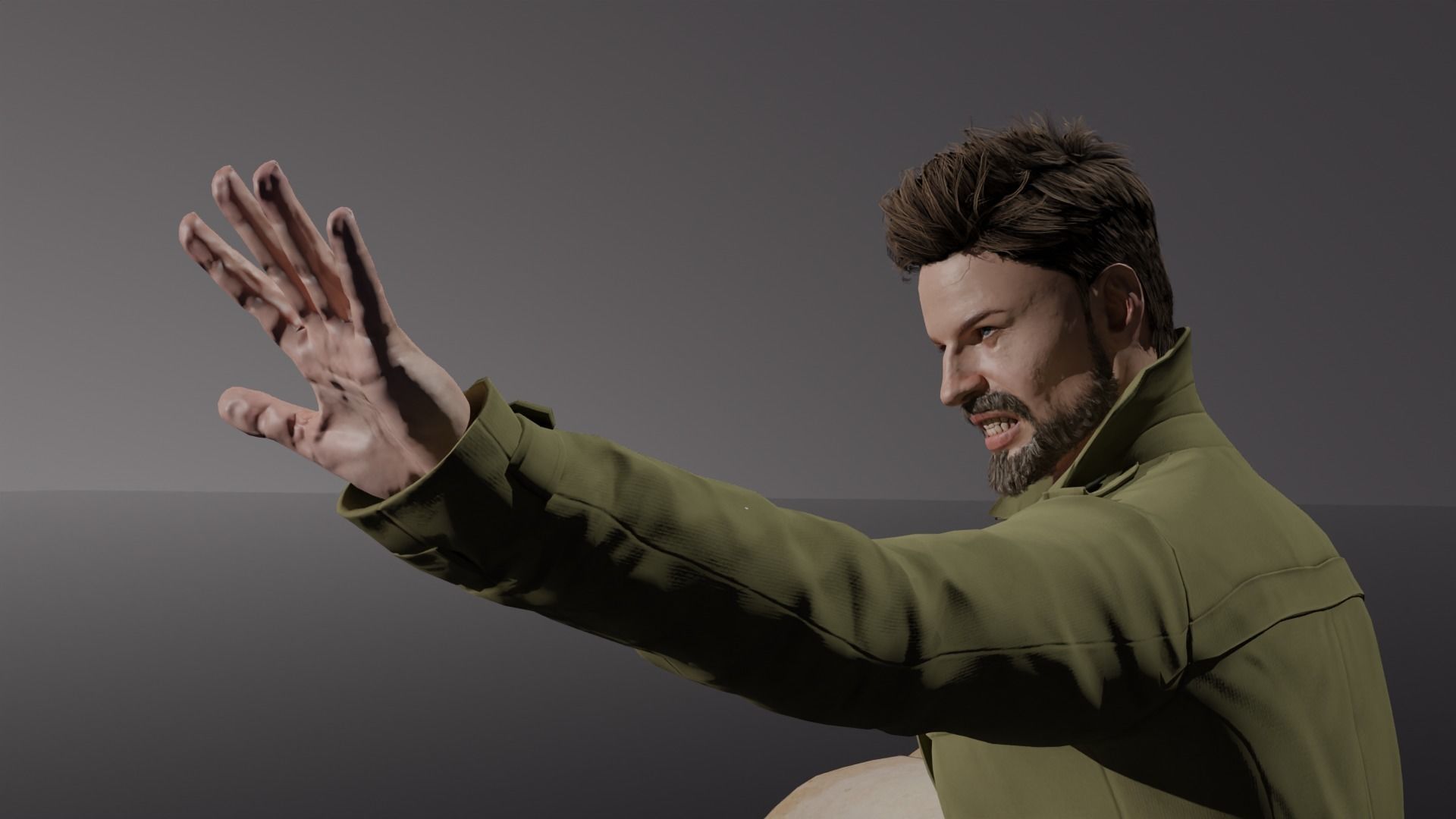 John Constantine 3D model_4