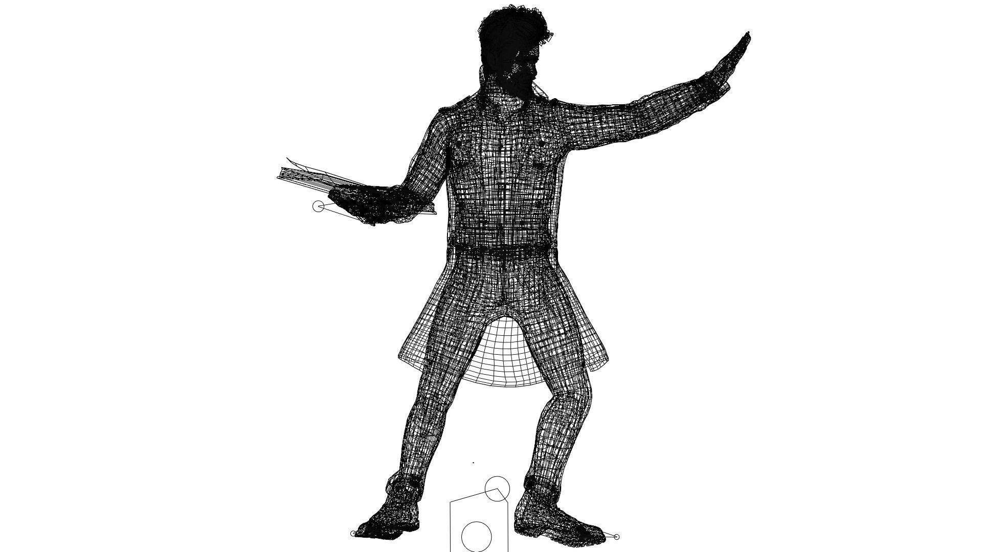 John Constantine 3D model_9