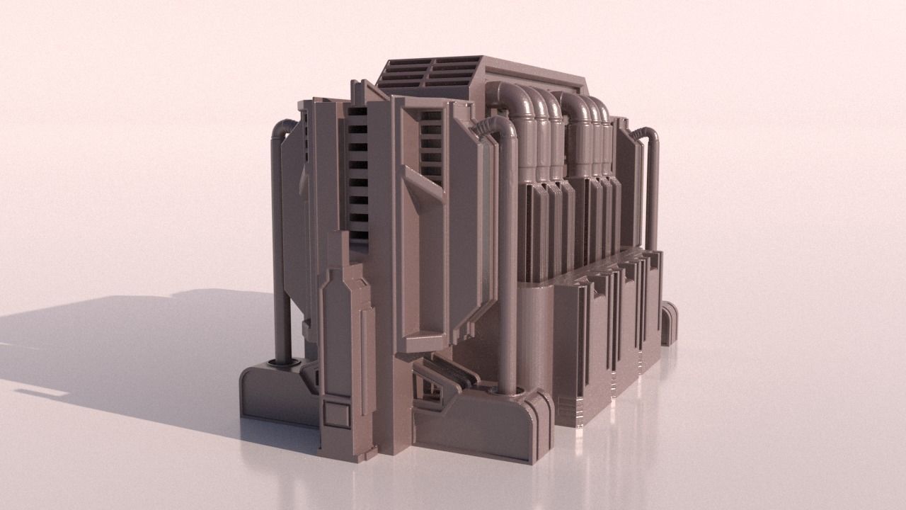 SCI-FI PROPS for 3Dprint 3D print model_1