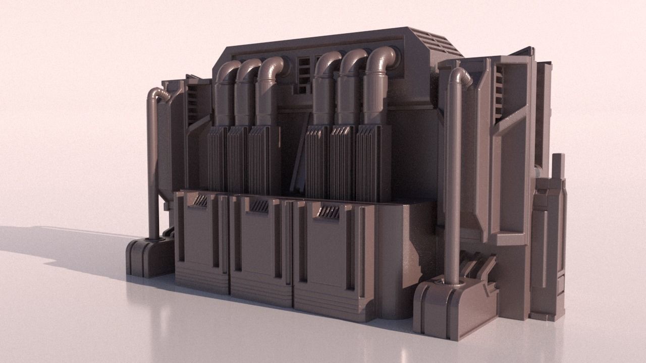 SCI-FI PROPS for 3Dprint 3D print model_2