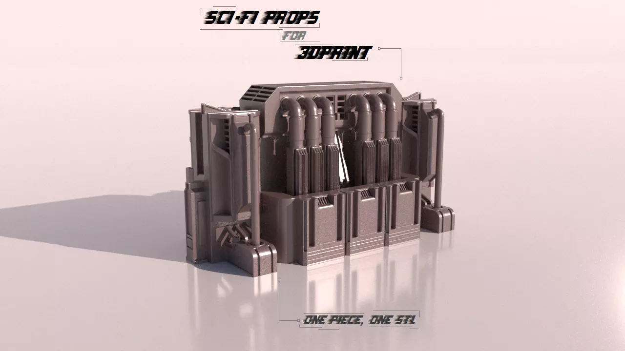 SCI-FI PROPS for 3Dprint 3D print model_0