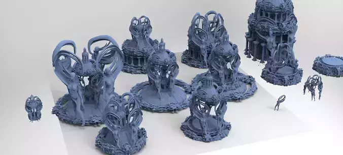 Art Deco Sun Global towers collection 1