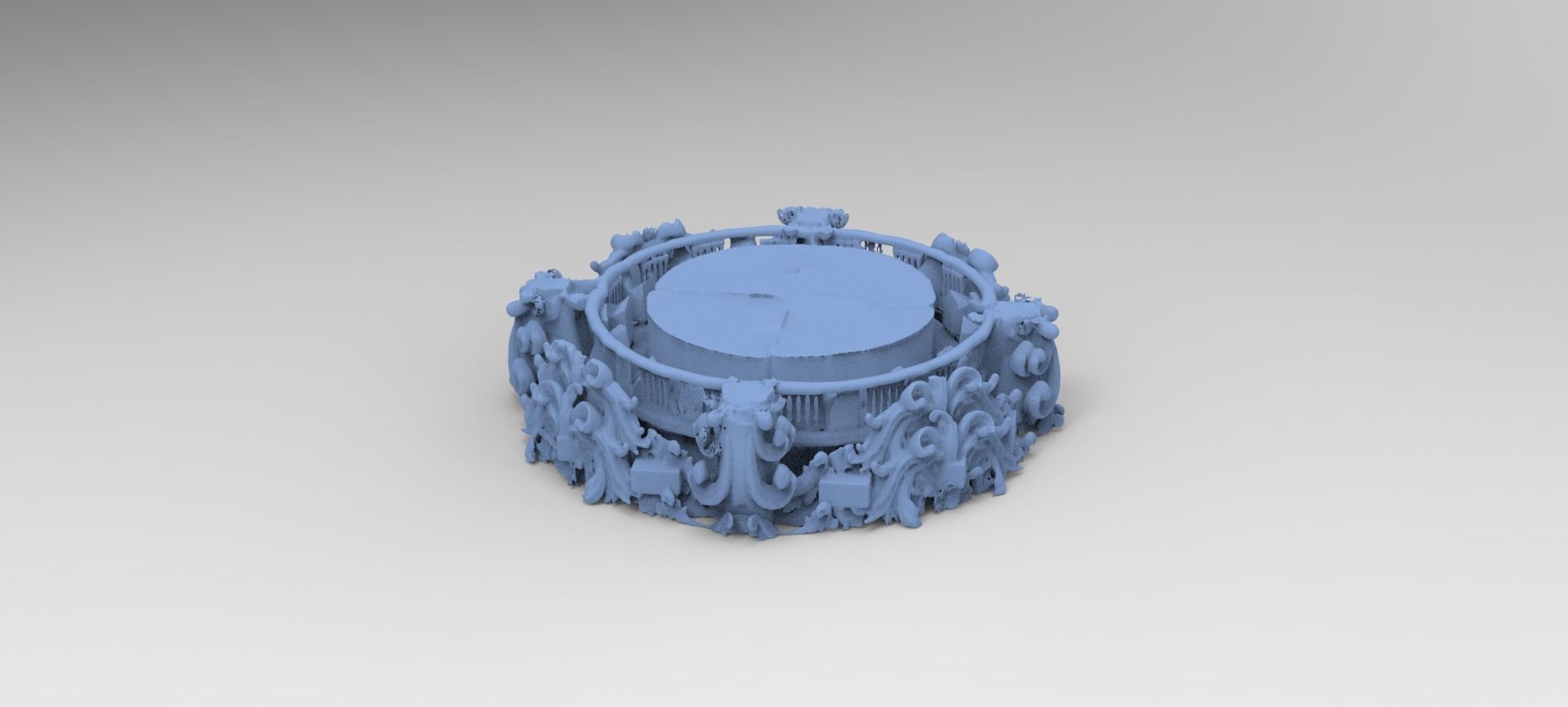 Art Deco Sun Global towers collection 1 3D model_8