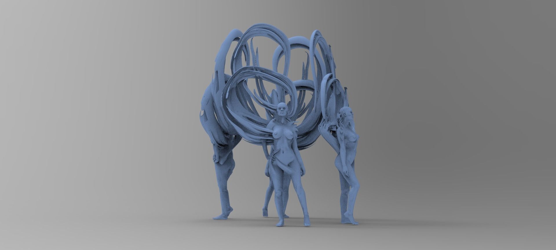 Art Deco Sun Global towers collection 1 3D model_13