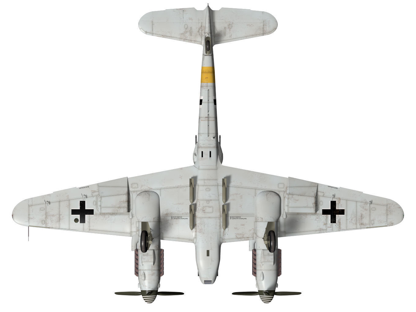 Messerschmitt Me 410 A1 Hornisse 3D model_14