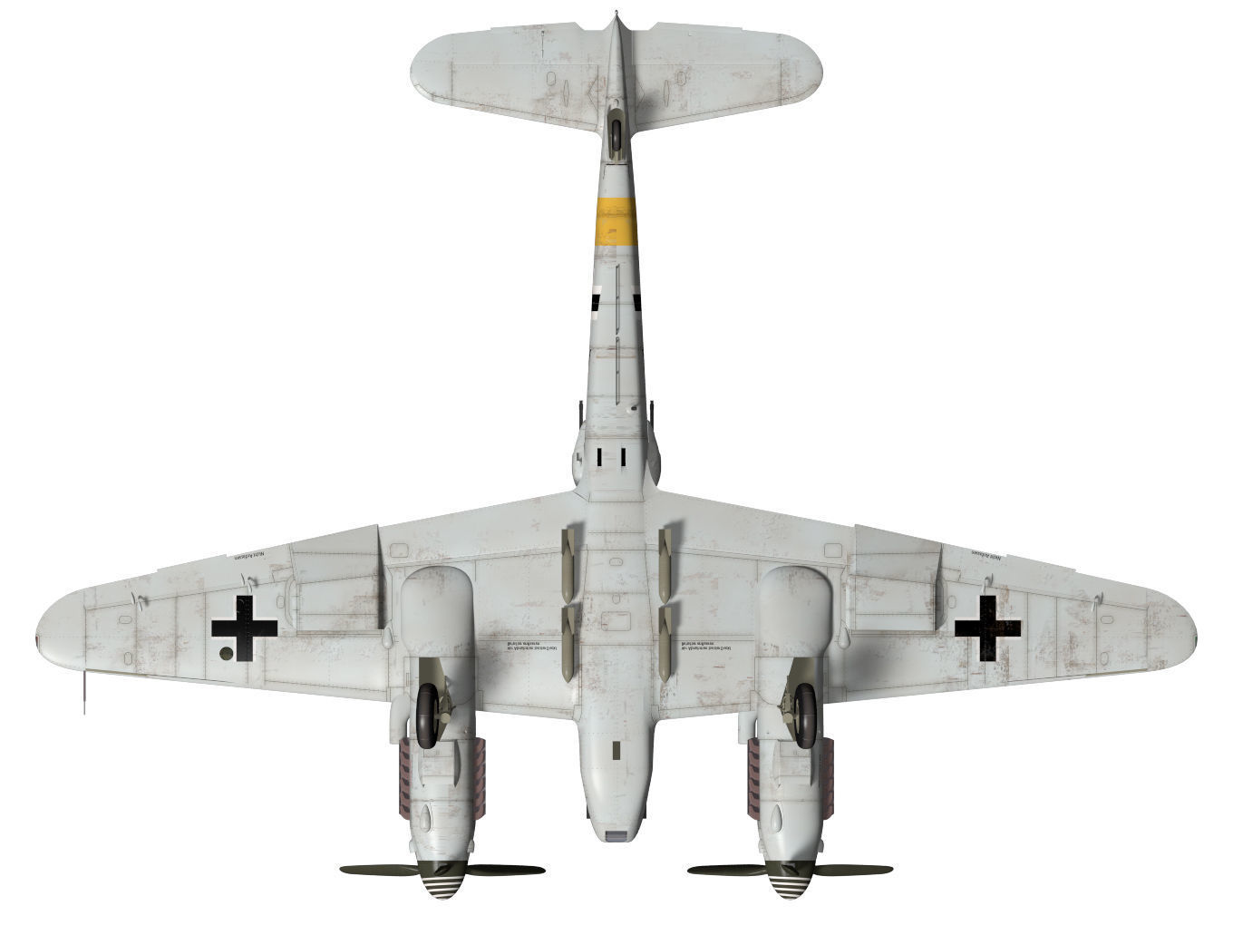 Messerschmitt Me 410 A1 Hornisse 3D model_15
