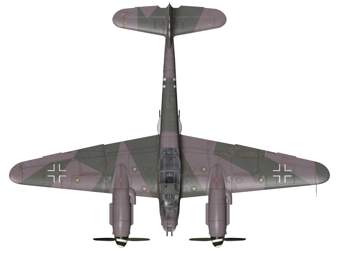 Messerschmitt Me 410 A1U2R4 Hornisse 3D model_13
