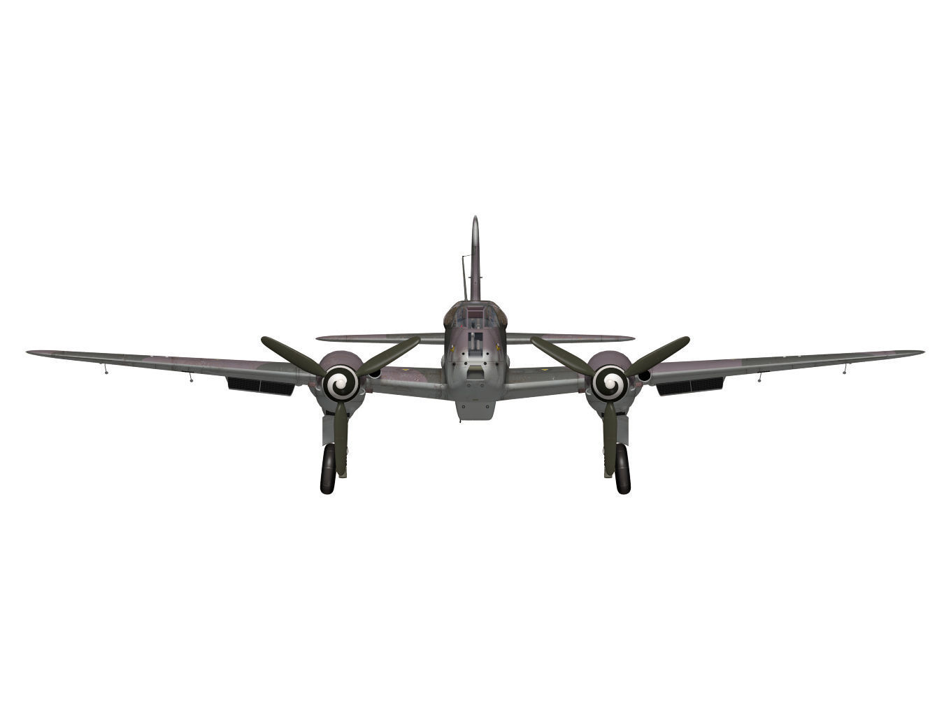 Messerschmitt Me 410 A1U2R4 Hornisse 3D model_12