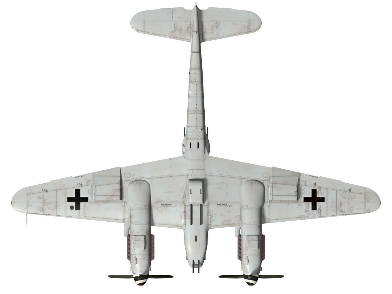 Messerschmitt Me 410 A1U2R4 Hornisse 3D model_14