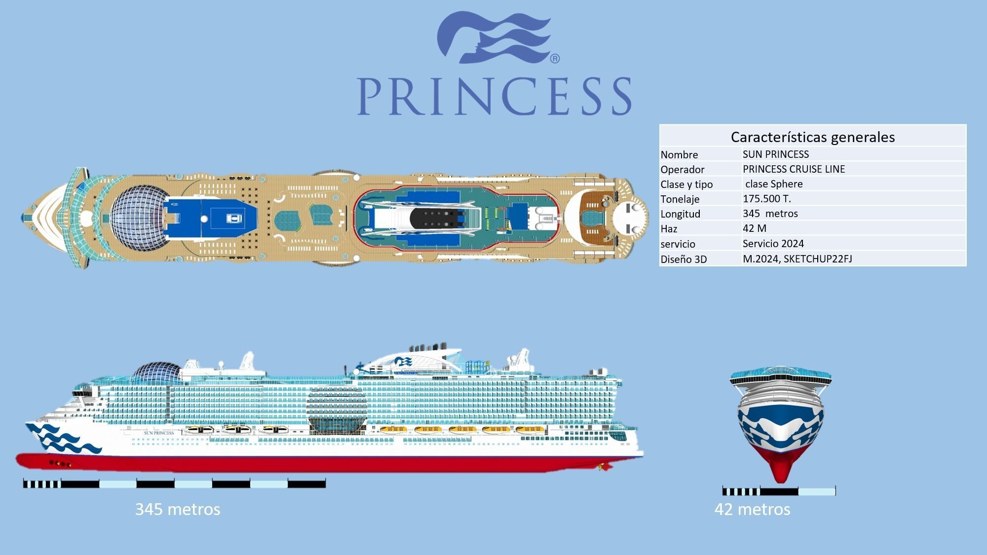 SUN PRINCESS 3D model_2