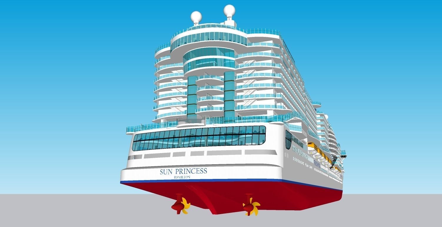 SUN PRINCESS 3D model_5