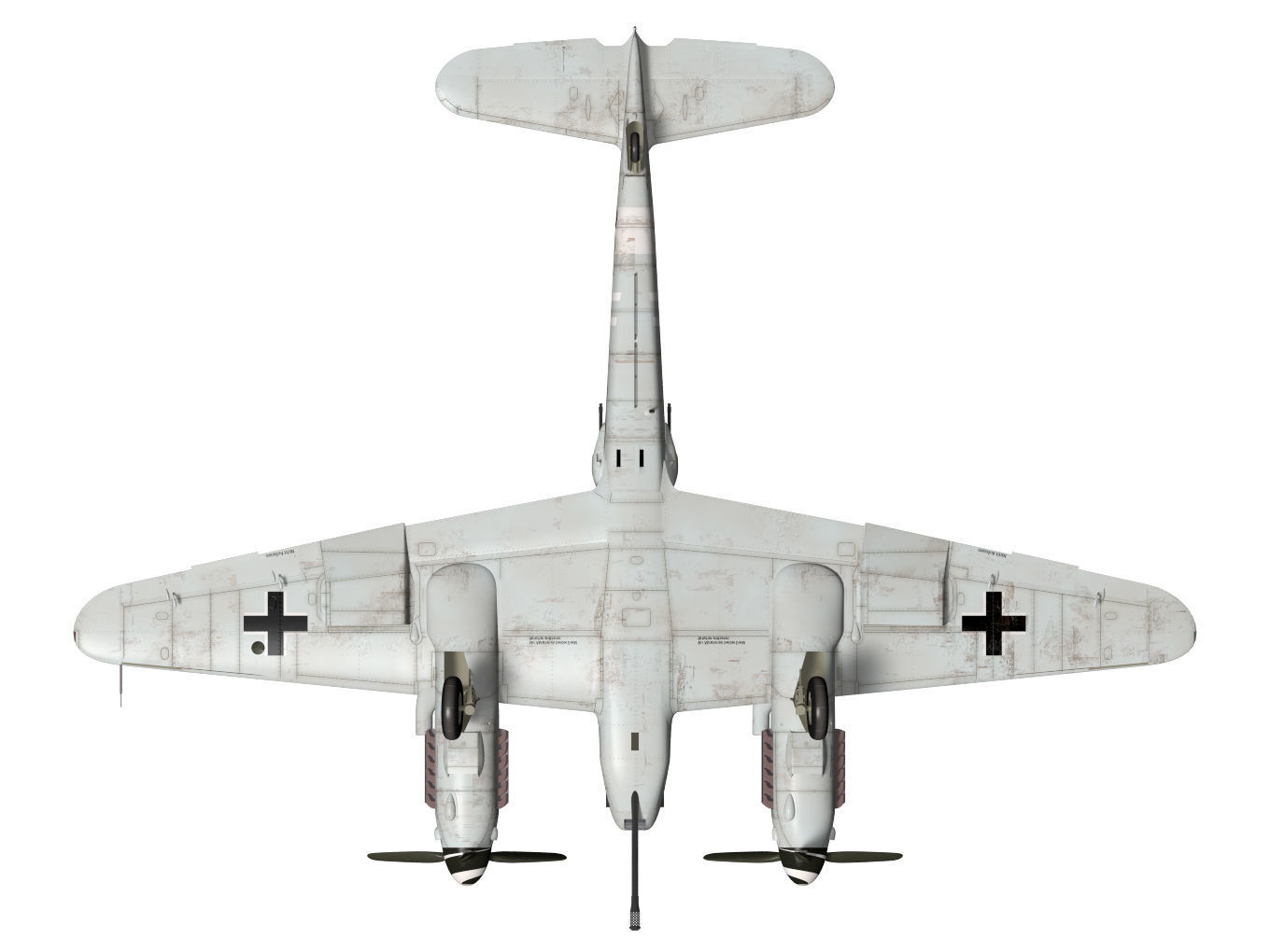Messerschmitt Me 410 A1U4 Hornisse 3D model_15