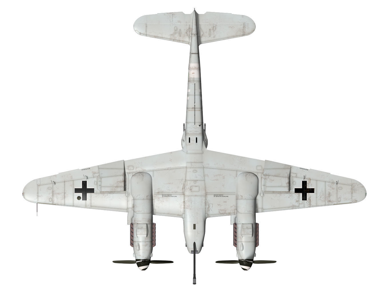 Messerschmitt Me 410 A1U4 Hornisse 3D model_14
