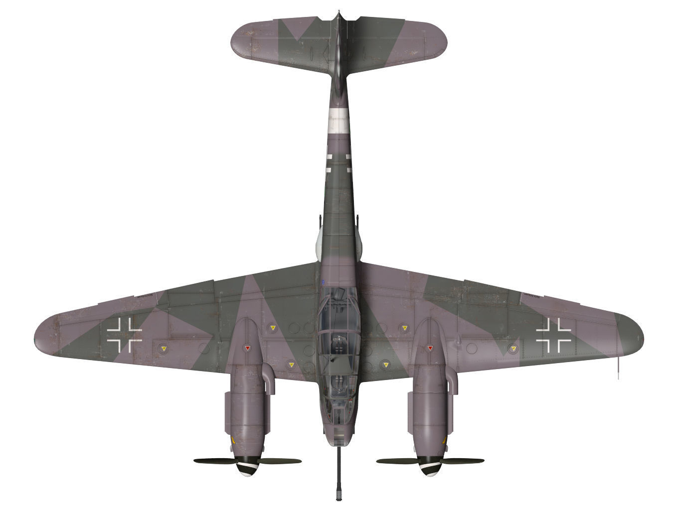 Messerschmitt Me 410 A1U4 Hornisse 3D model_13