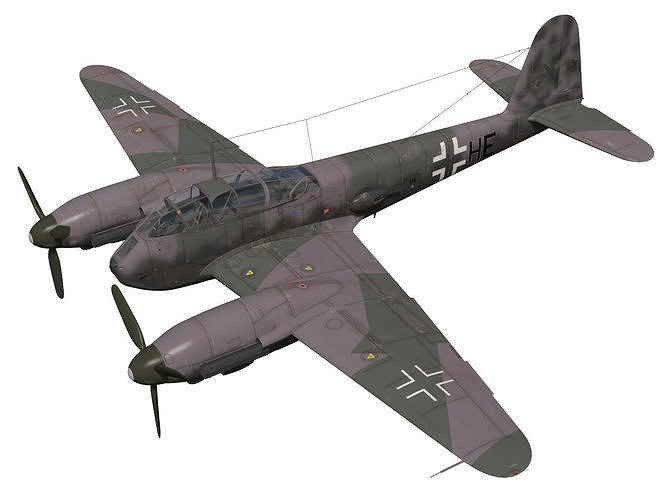 Messerschmitt Me 410 B1 Hornisse 3D model