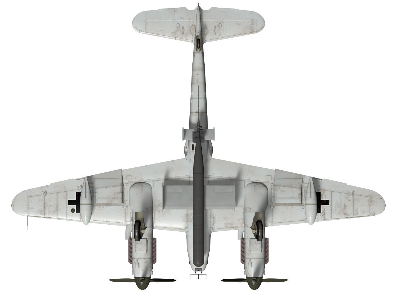 Messerschmitt Me 410 B5 Hornisse 3D model_16