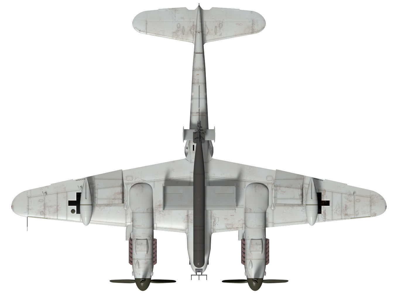 Messerschmitt Me 410 B5 Hornisse 3D model_15