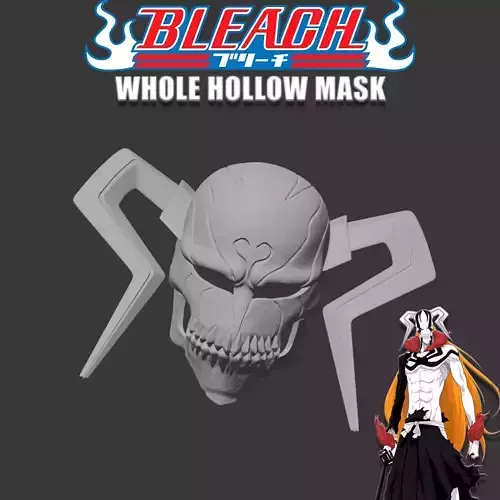 THE WHOLE HOLLOW MASK ICHIGO  BLEACH