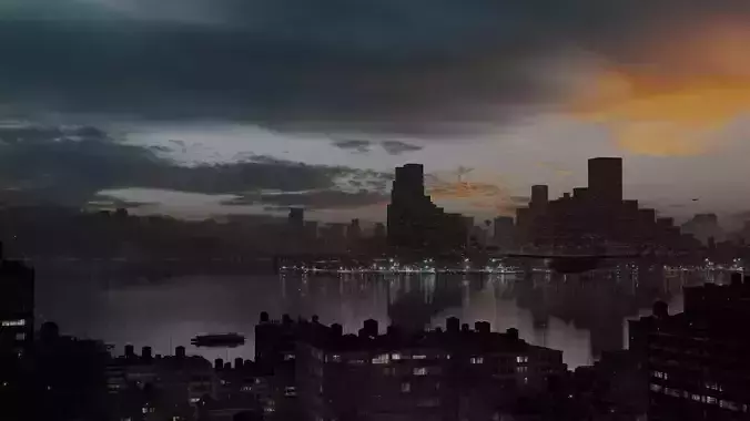 High Detailed Modern City Model Pack 3D model