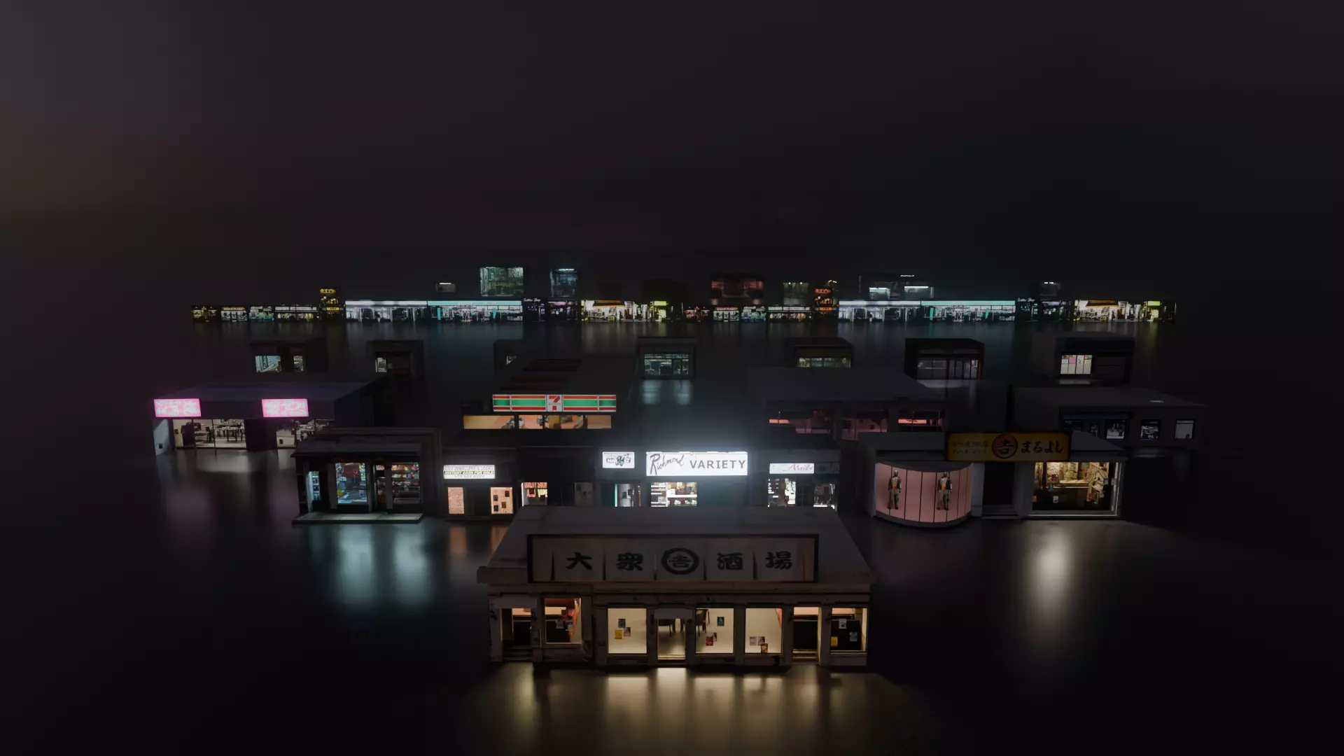 High Detailed Modern City Model Pack 3D model_20