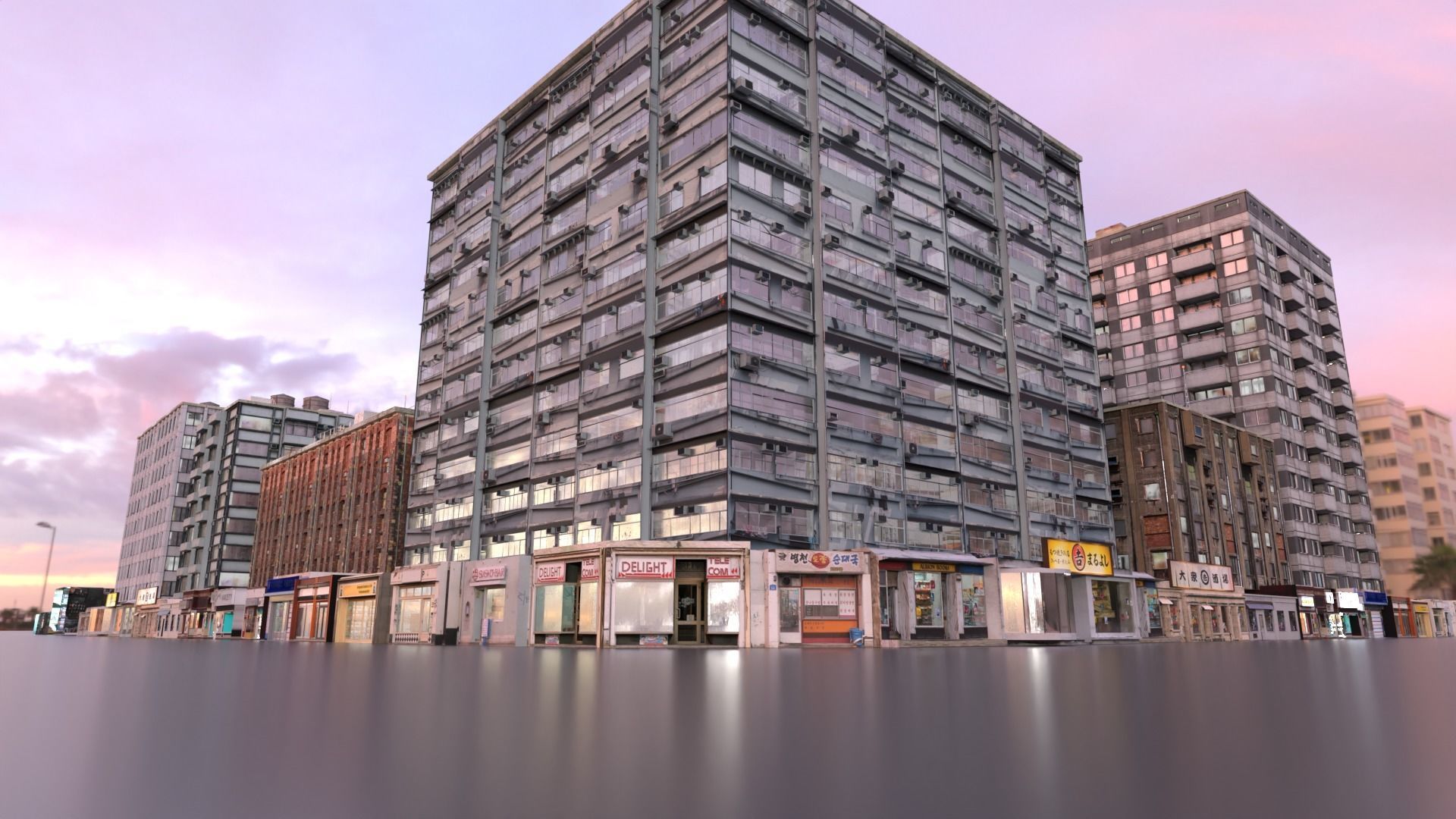 High Detailed Modern City Model Pack 3D model_15