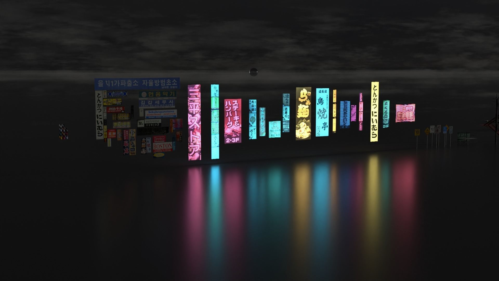 High Detailed Modern City Model Pack 3D model_8