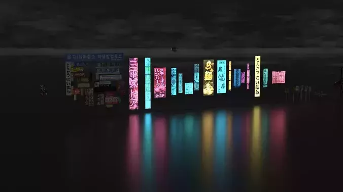 High Detailed Modern City Model Pack 3D model 7