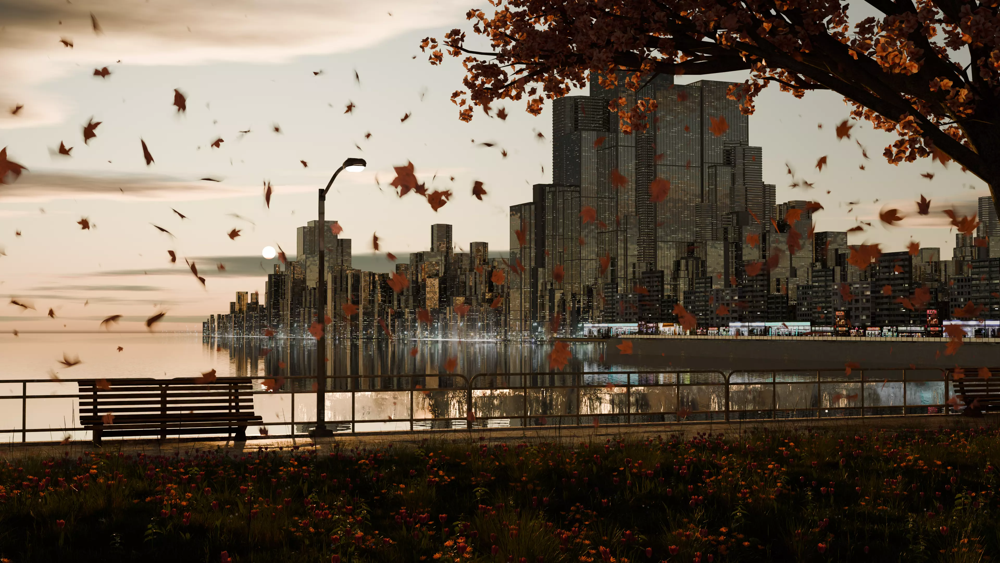 High Detailed Modern City Model Pack 3D model_9