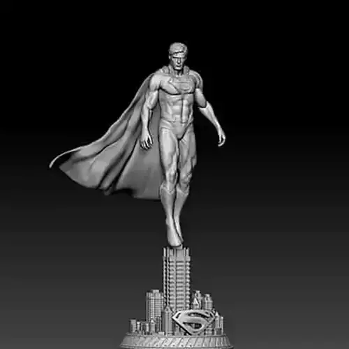 Superman Sculpt 3D Model Ready to Print