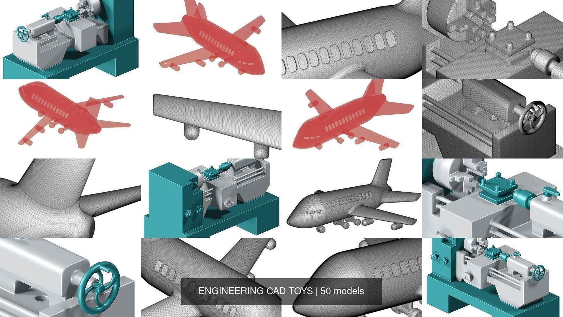 ENGINEERING CAD TOYS 3D Model Collection_17