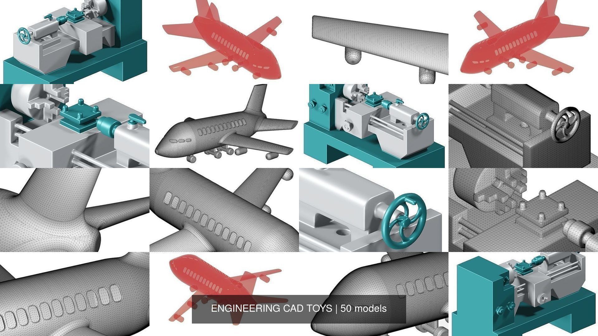 ENGINEERING CAD TOYS 3D Model Collection_11