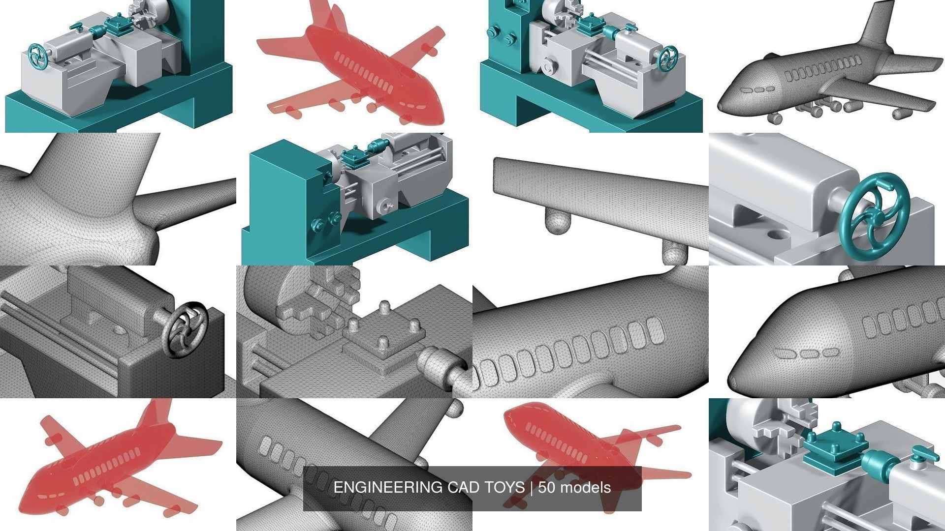 ENGINEERING CAD TOYS 3D Model Collection_19