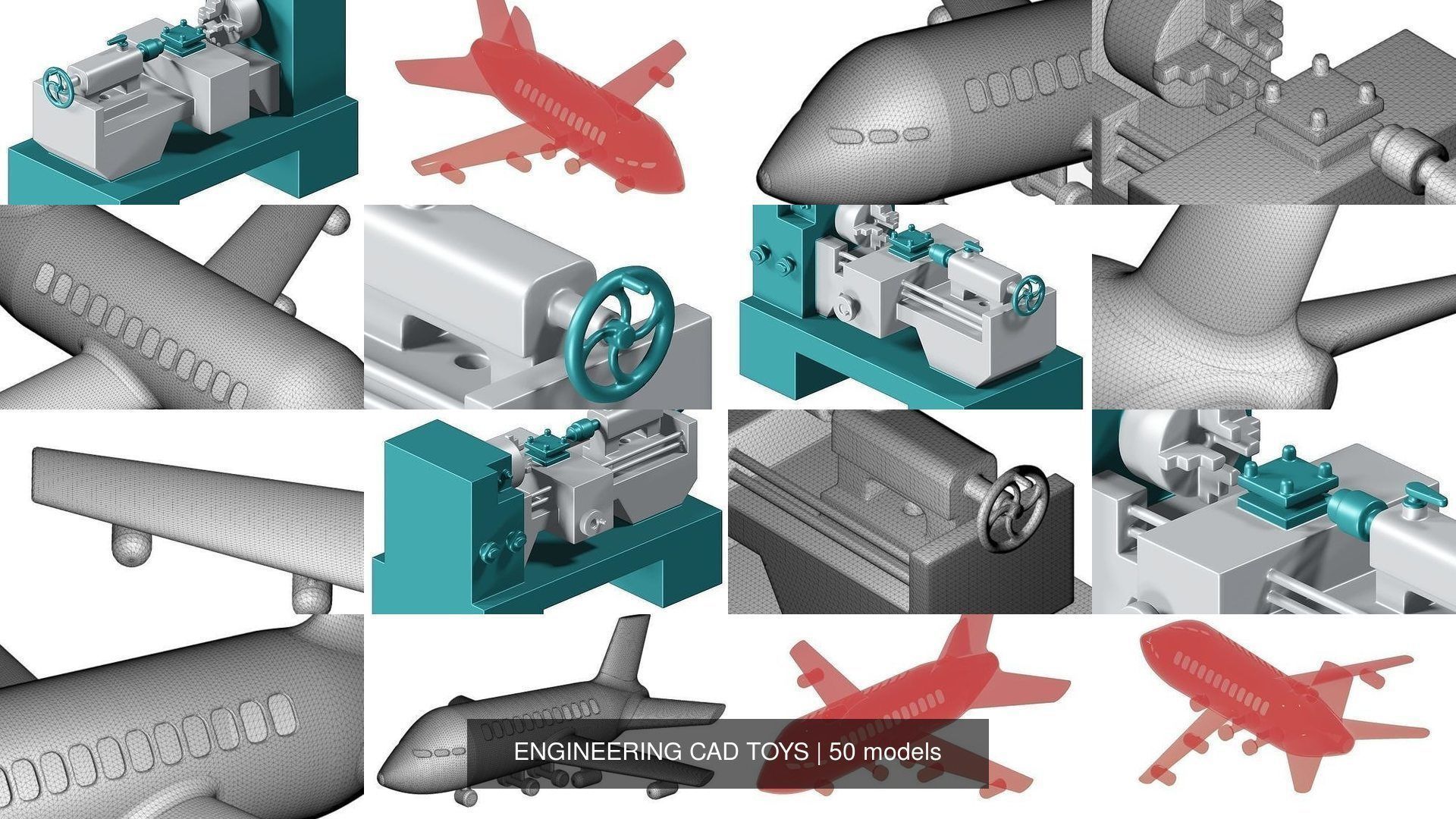 ENGINEERING CAD TOYS 3D Model Collection_14