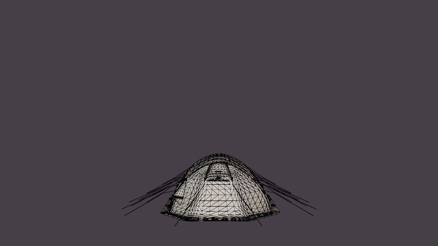 Spitsbergen X-Trem 4 Camp Tent Low-poly 3D model_7