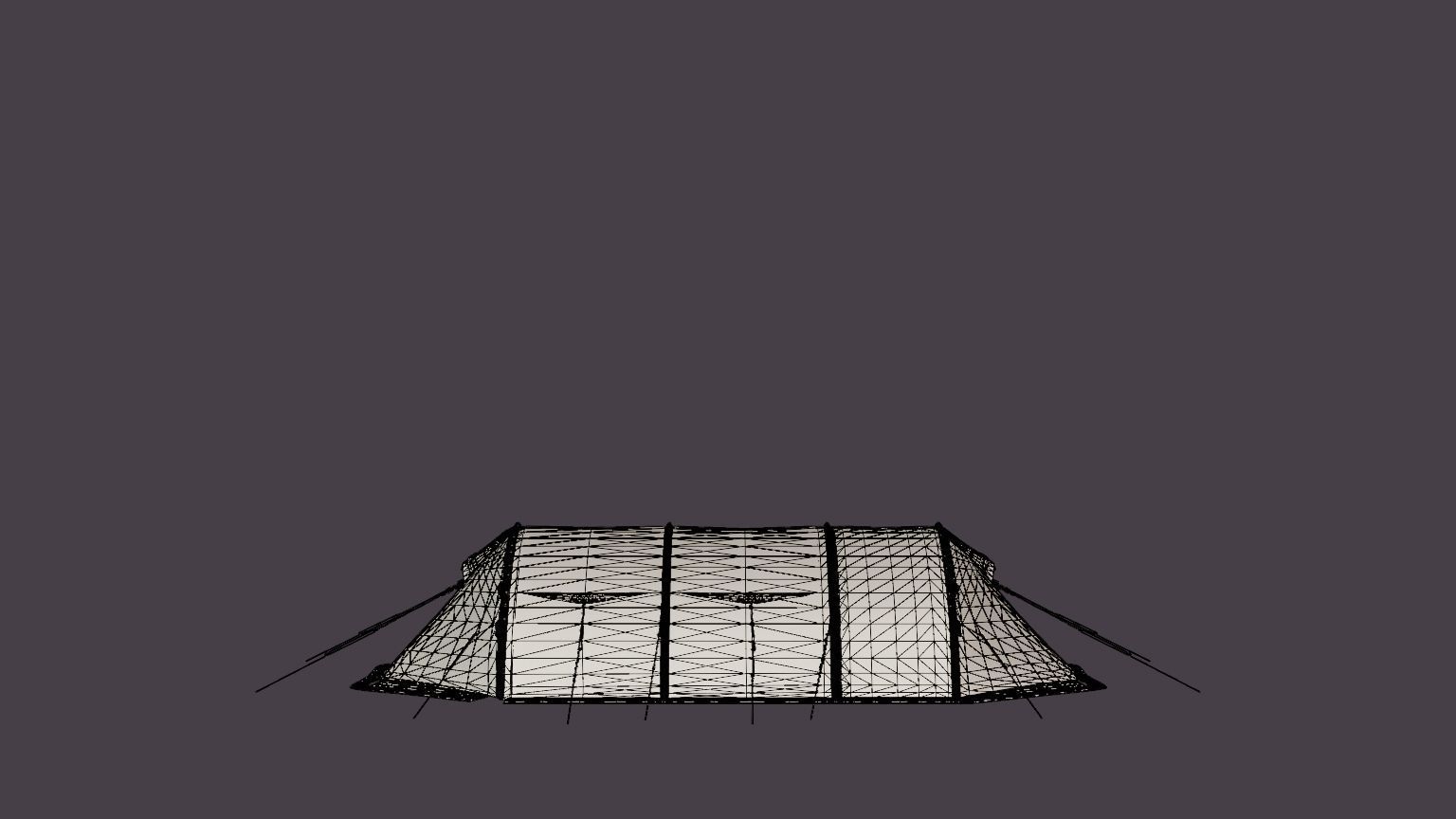 Spitsbergen X-Trem 4 Camp Tent Low-poly 3D model_5