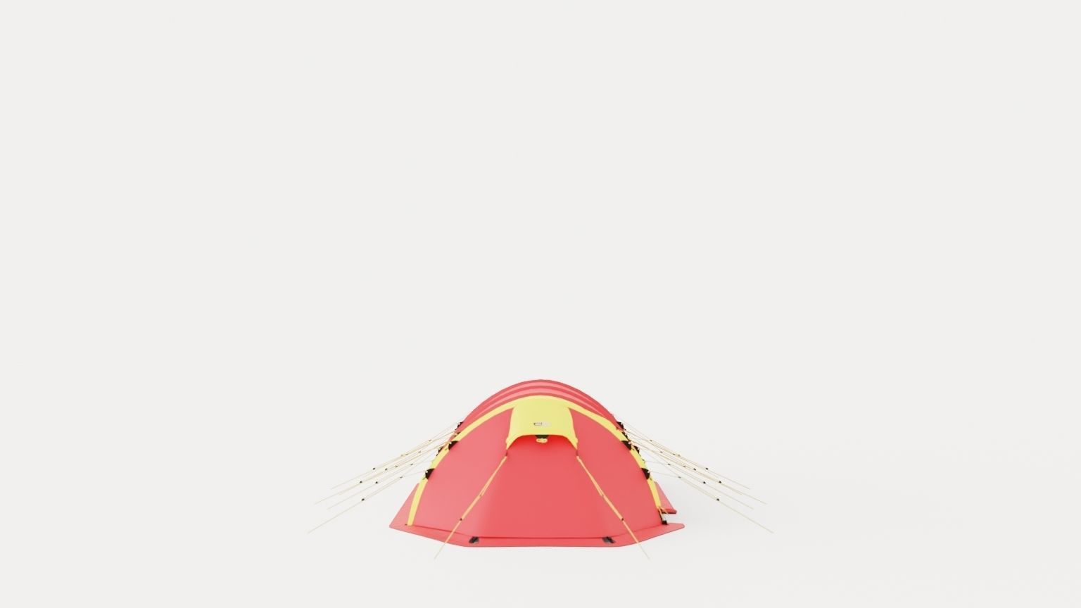 Spitsbergen X-Trem 4 Camp Tent Low-poly 3D model_2