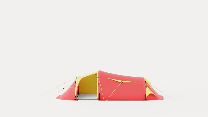 Lofoten X-Trem 3 Camp Tent Low-poly 3D model
