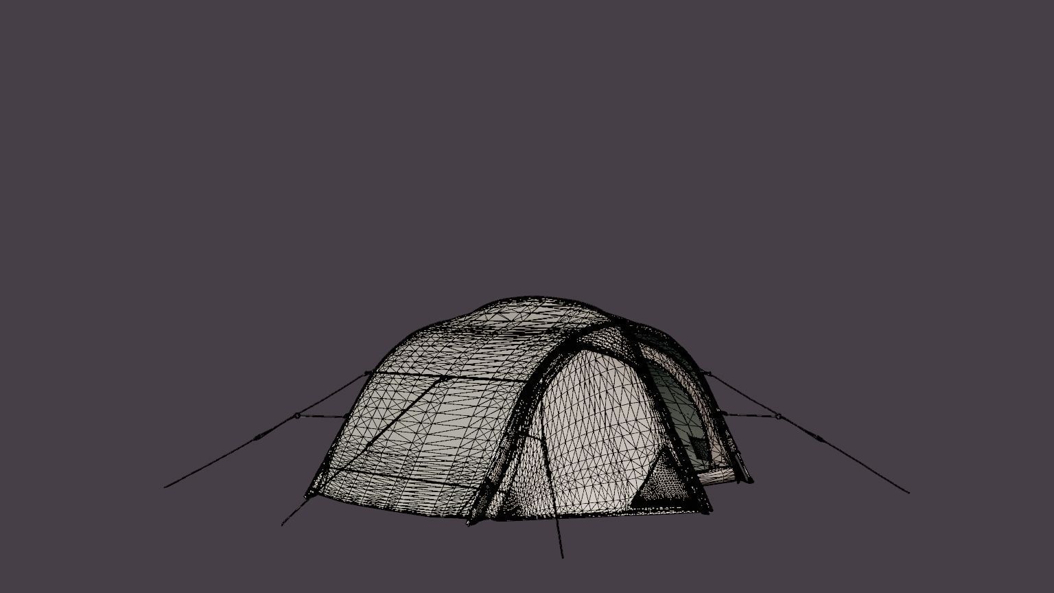 Reinsfjell Superlight 3 Tent Low-poly 3D model_6