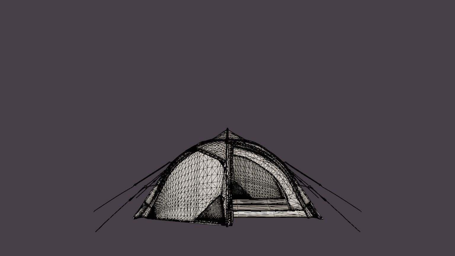 Reinsfjell Superlight 3 Tent Low-poly 3D model_5