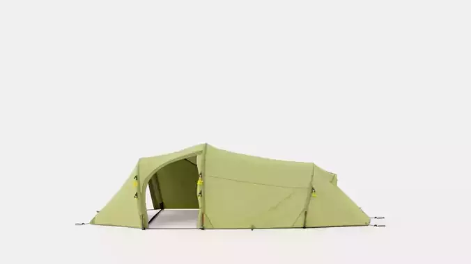 Lofoten Pro 4 Camp Tent Low-poly 3D model