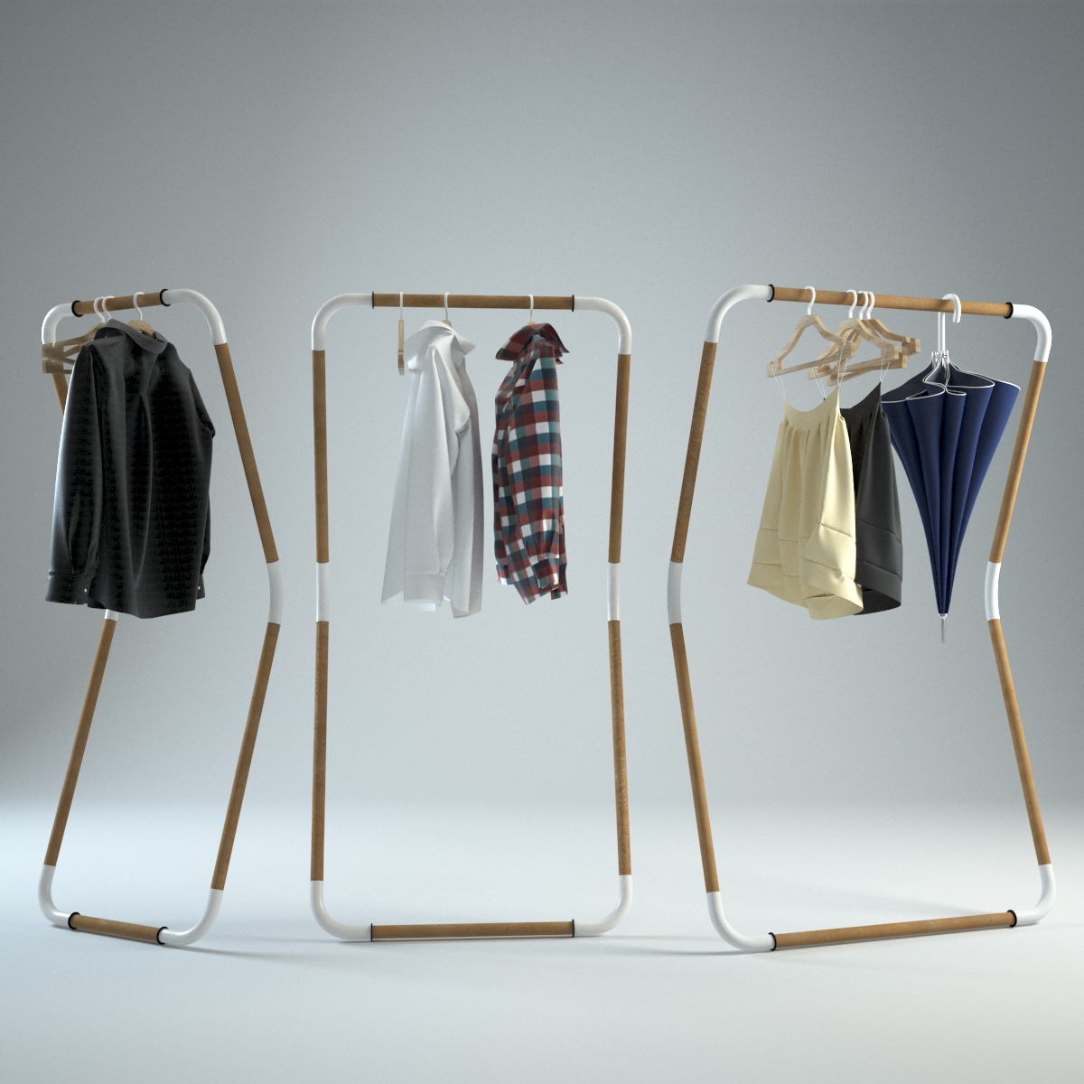 Woodstock Wardrobe 3D model_2