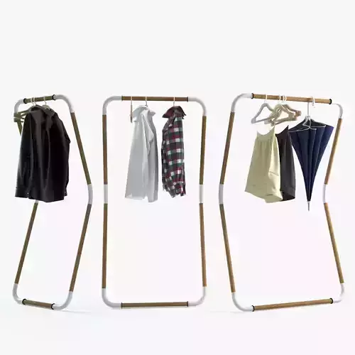 Woodstock Wardrobe 3D model